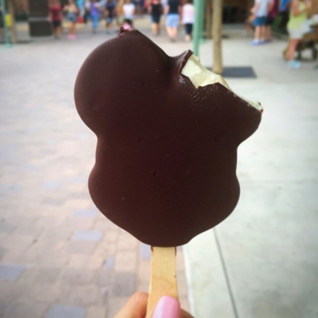 Mickey Ice Cream - Food Carts, Disney World