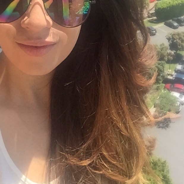 Brazilian blowout straight hair