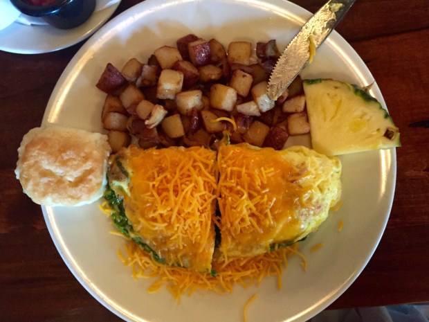 ham and cheese omlet