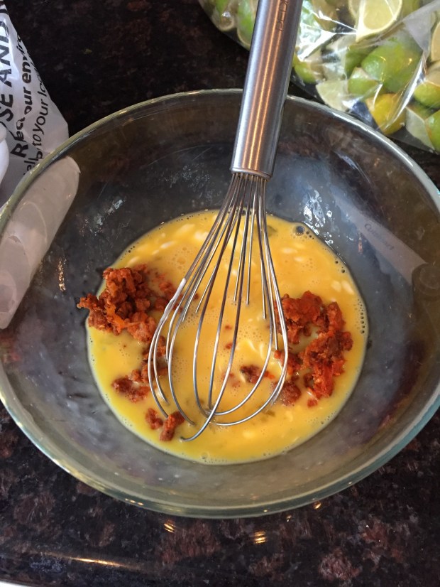 Scrambled eggs al pastor