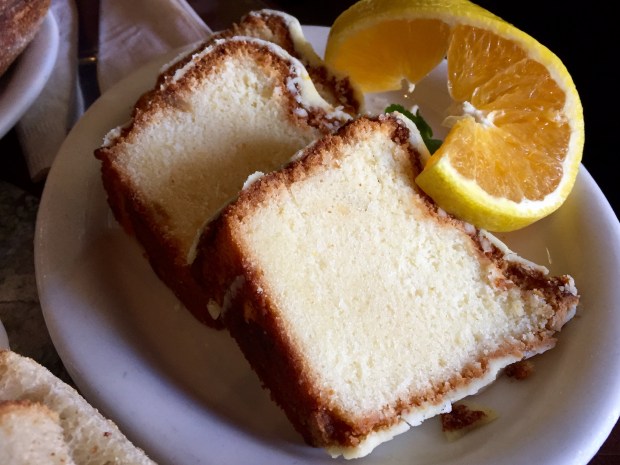 Orange pound cake