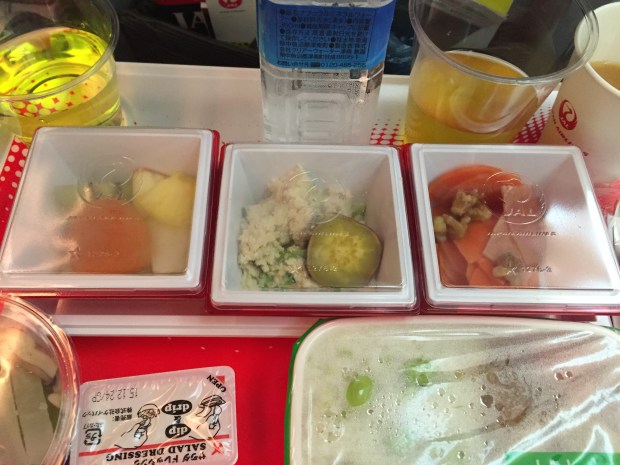 Japan Airlines Meal Compartments